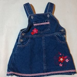 Girls skirt overalls size 12 months.